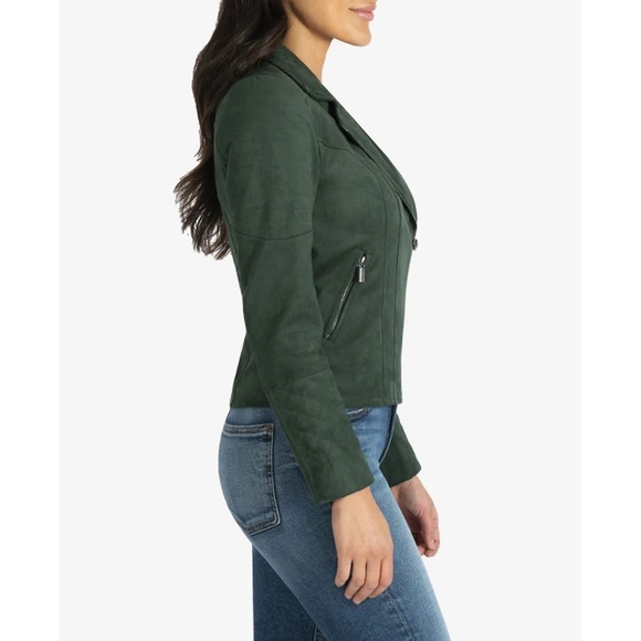 NWT Kut from the Kloth Emma Faux Suede Moto Jacket - Picture 3 of 11